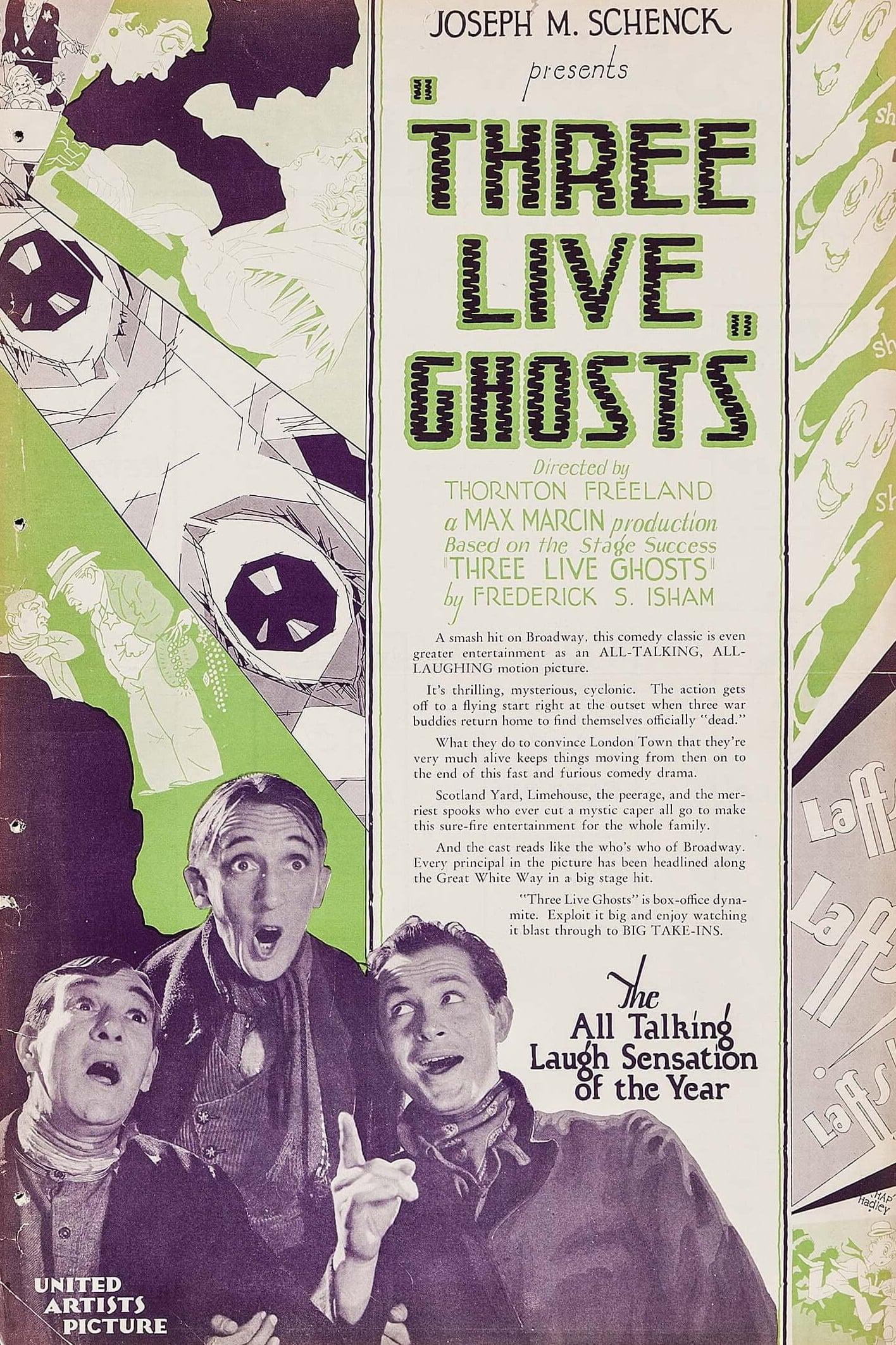 Three Live Ghosts poster