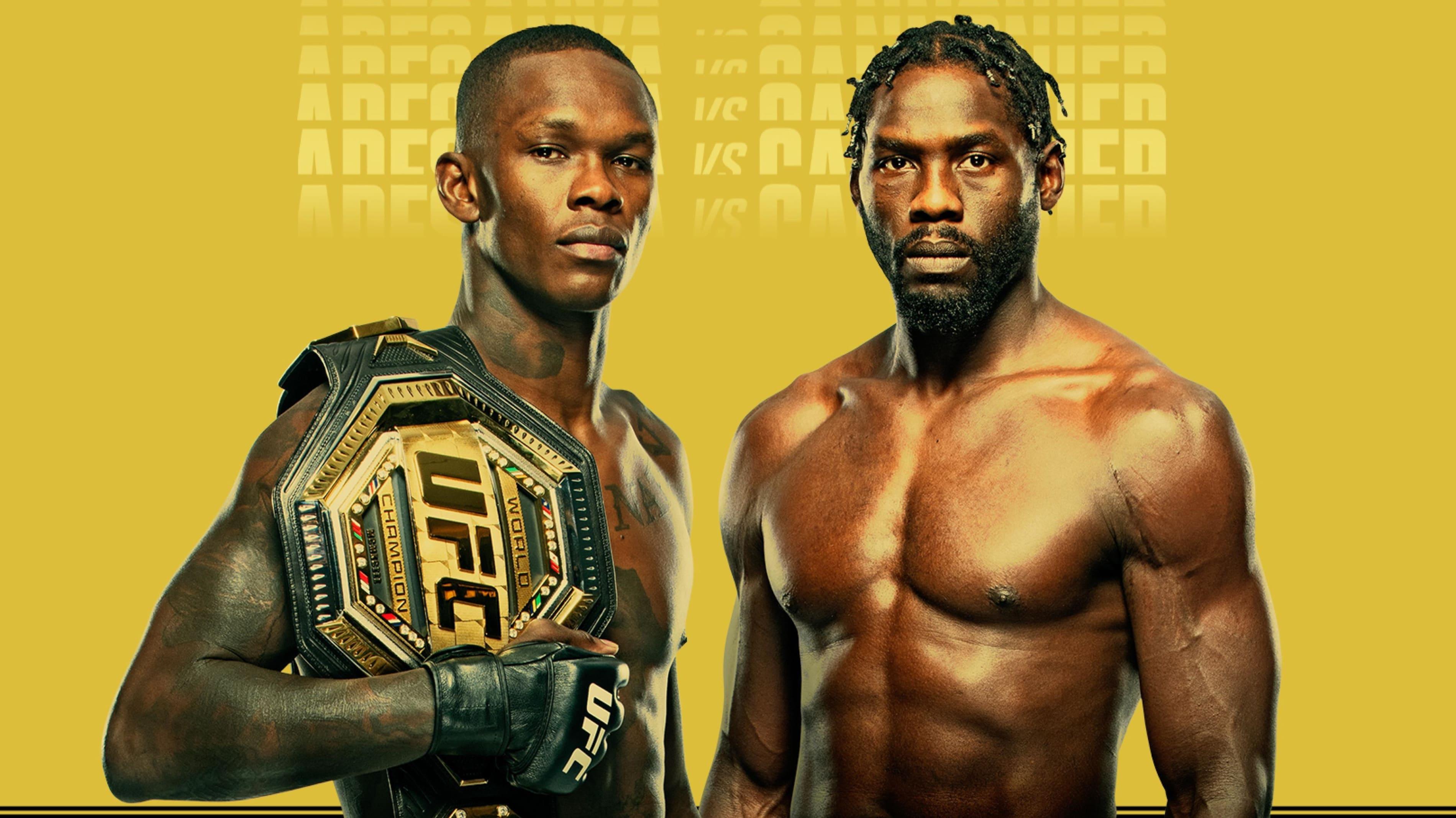 UFC 276: Adesanya vs. Cannonier backdrop