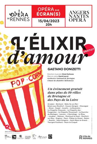 L'elixir d'amour - Donizetti - Angers Nantes opéra poster