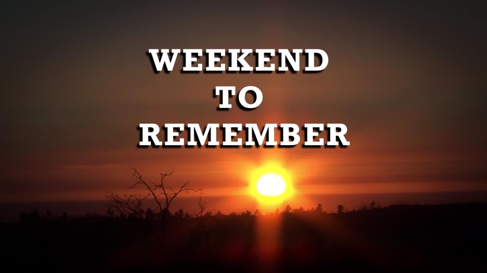 Weekend to Remember backdrop
