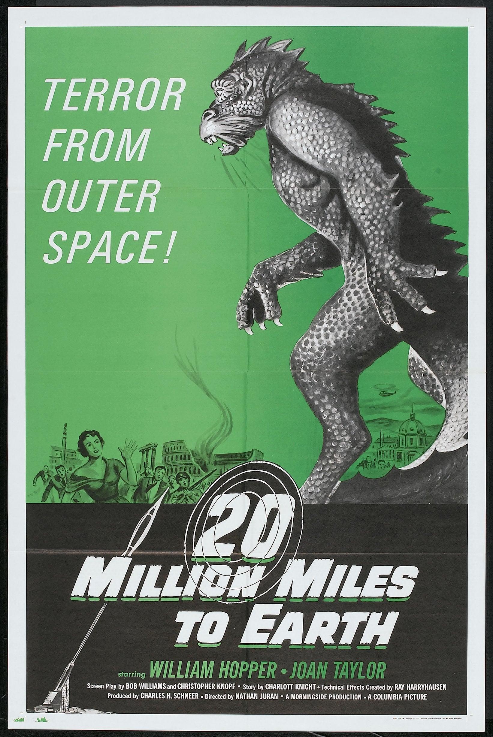 20 Million Miles to Earth poster