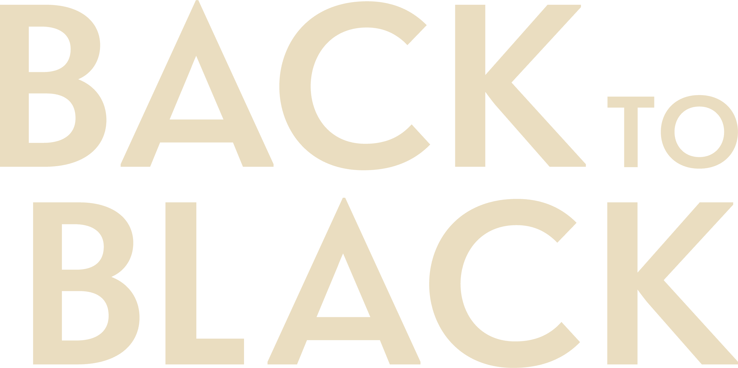 Back to Black logo