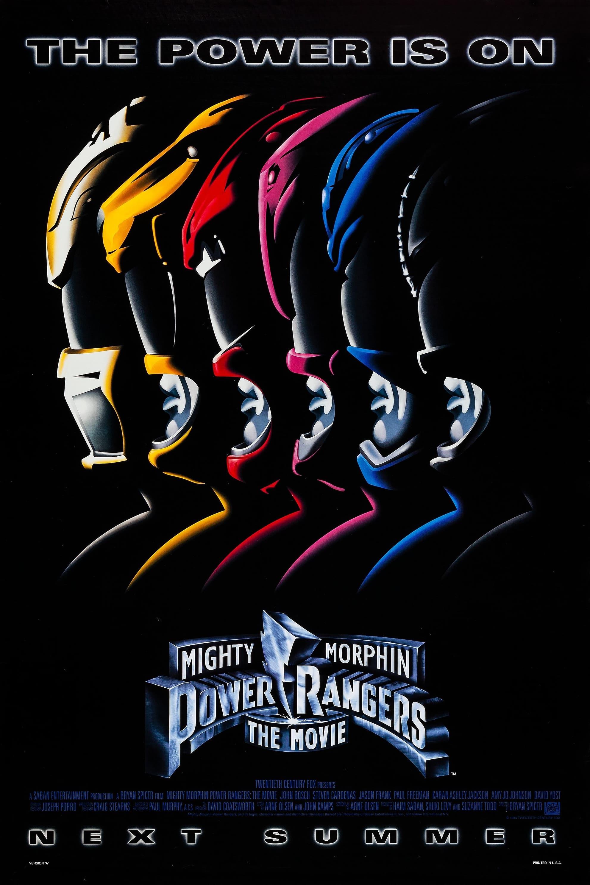 Mighty Morphin Power Rangers: The Movie poster