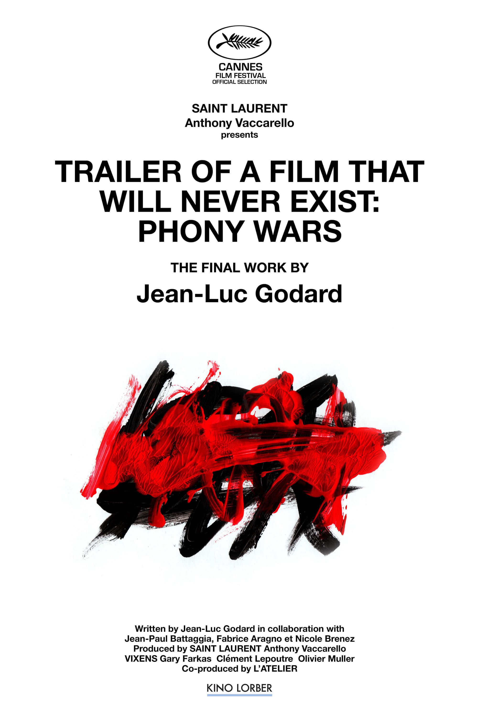 Trailer of a Film That Will Never Exist: Phony Wars poster