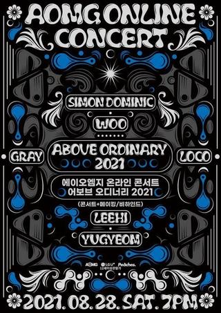 AOMG ONLINE CONCERT : Above Ordinary 2021 poster