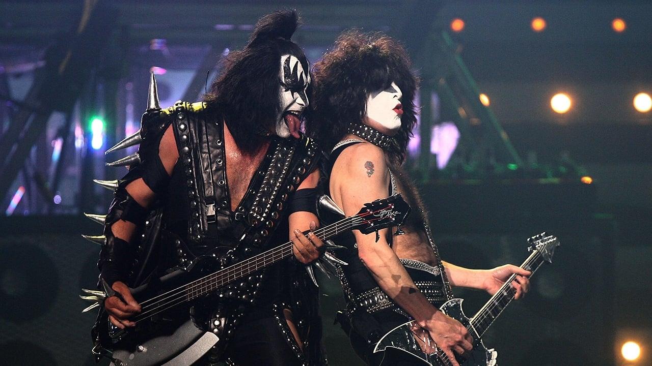 KISS Frontmen: Gene Simmons and Paul Stanley backdrop
