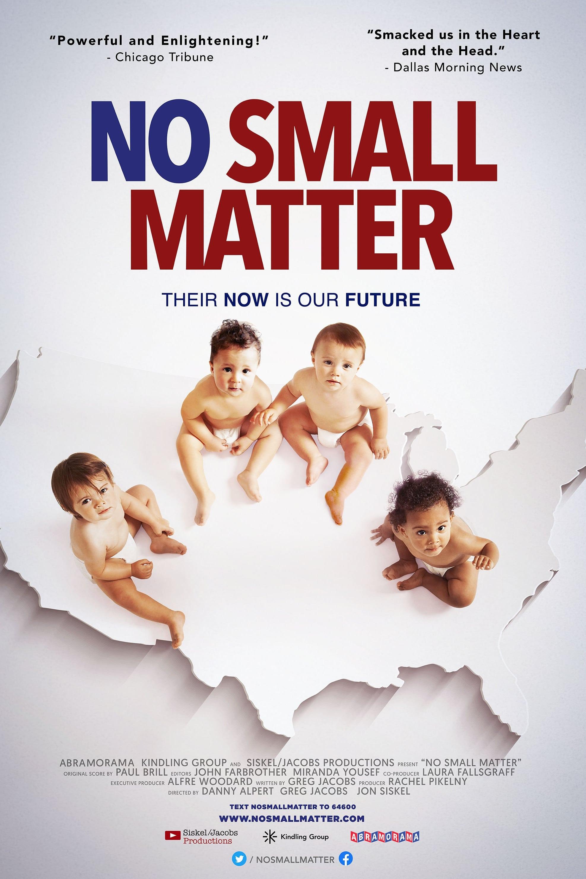 No Small Matter poster