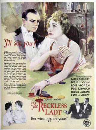 The Reckless Lady poster