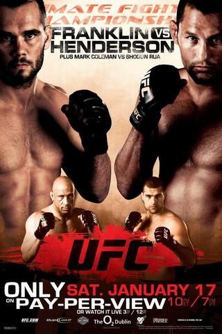UFC 93: Franklin vs. Henderson poster