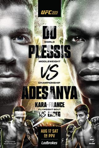 UFC 305: du Plessis vs. Adesanya poster