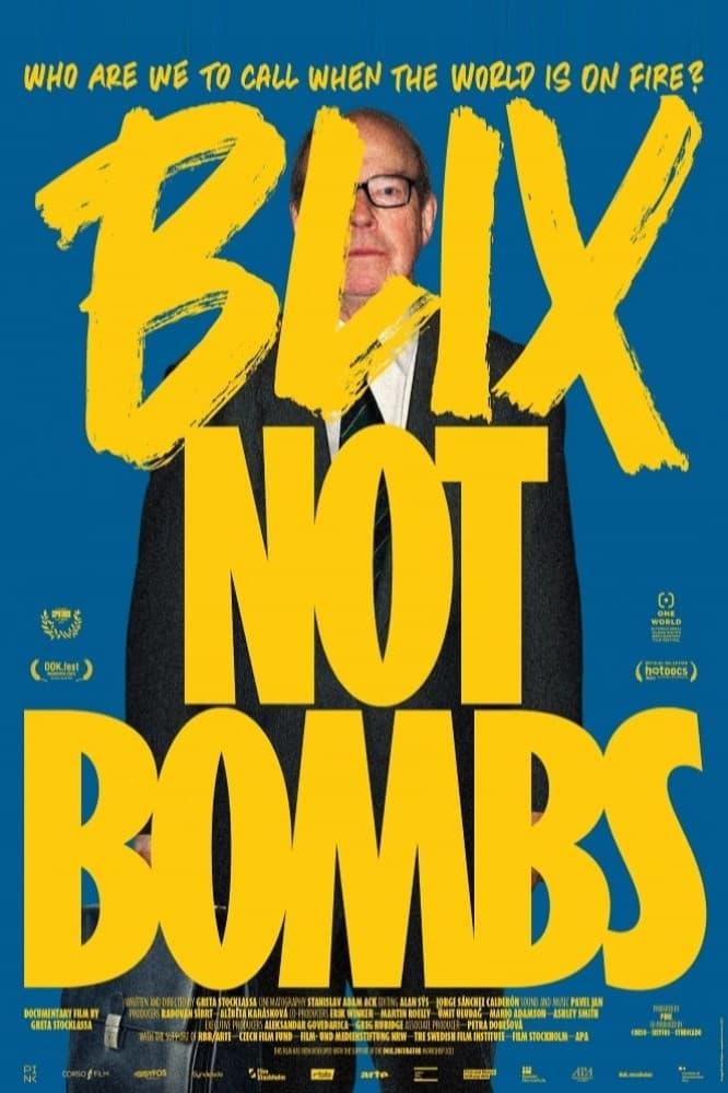 Blix Not Bombs poster