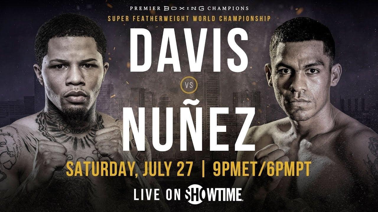 Gervonta Davis vs. Ricardo Nunez backdrop