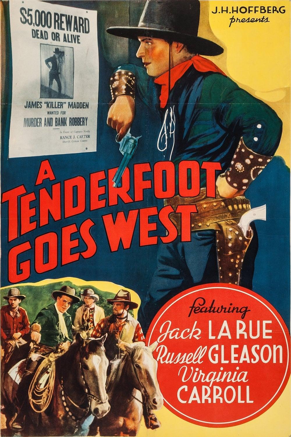 A Tenderfoot Goes West poster