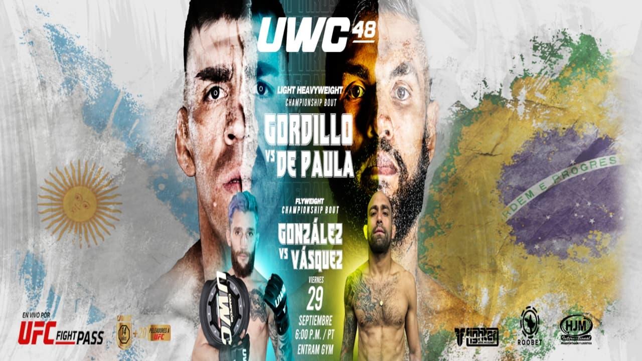 UWC 48: Gordillo vs. de Paula backdrop