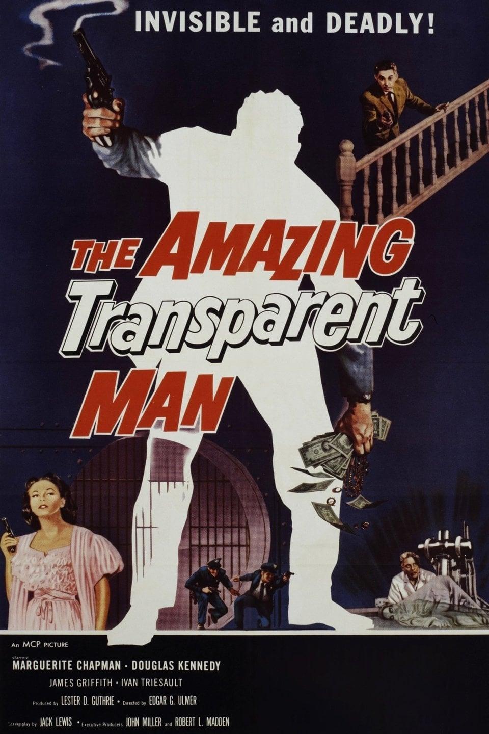 The Amazing Transparent Man poster