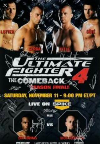 The Ultimate Fighter 4 Finale poster