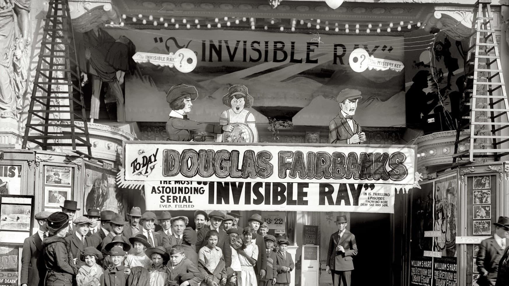 The Invisible Ray backdrop