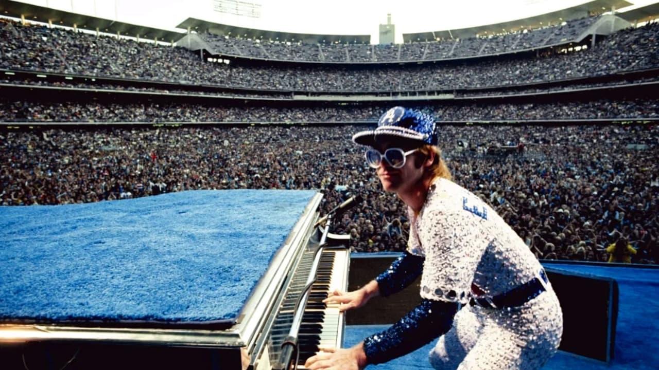 Elton John at Dodger Stadium backdrop