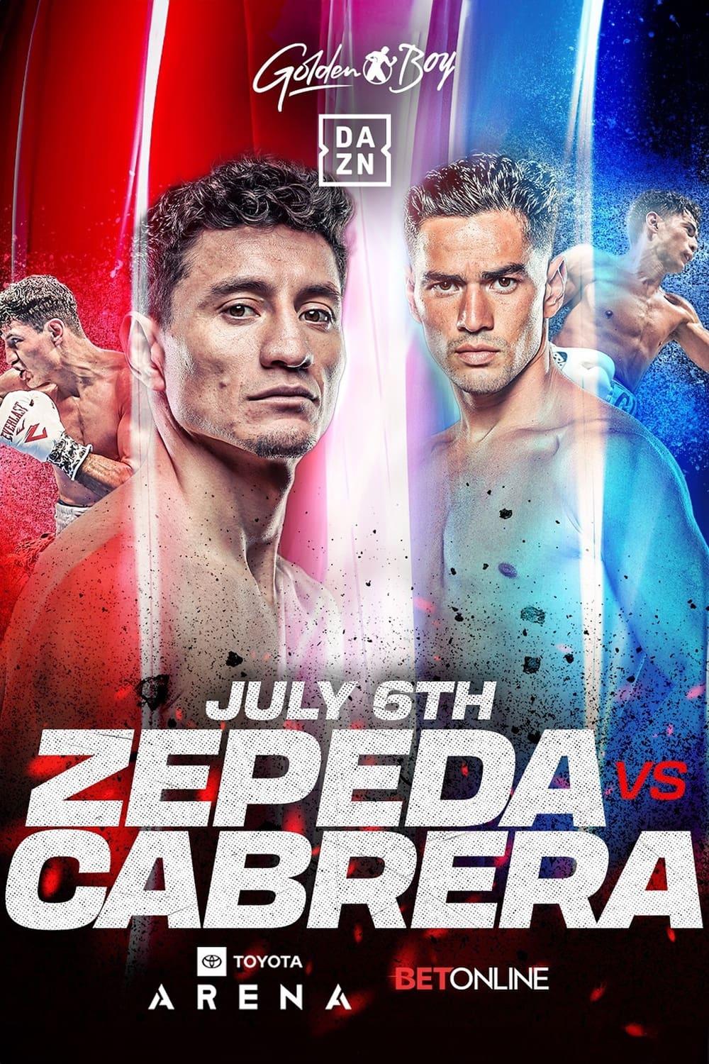 William Zepeda vs. Giovanni Cabrera poster