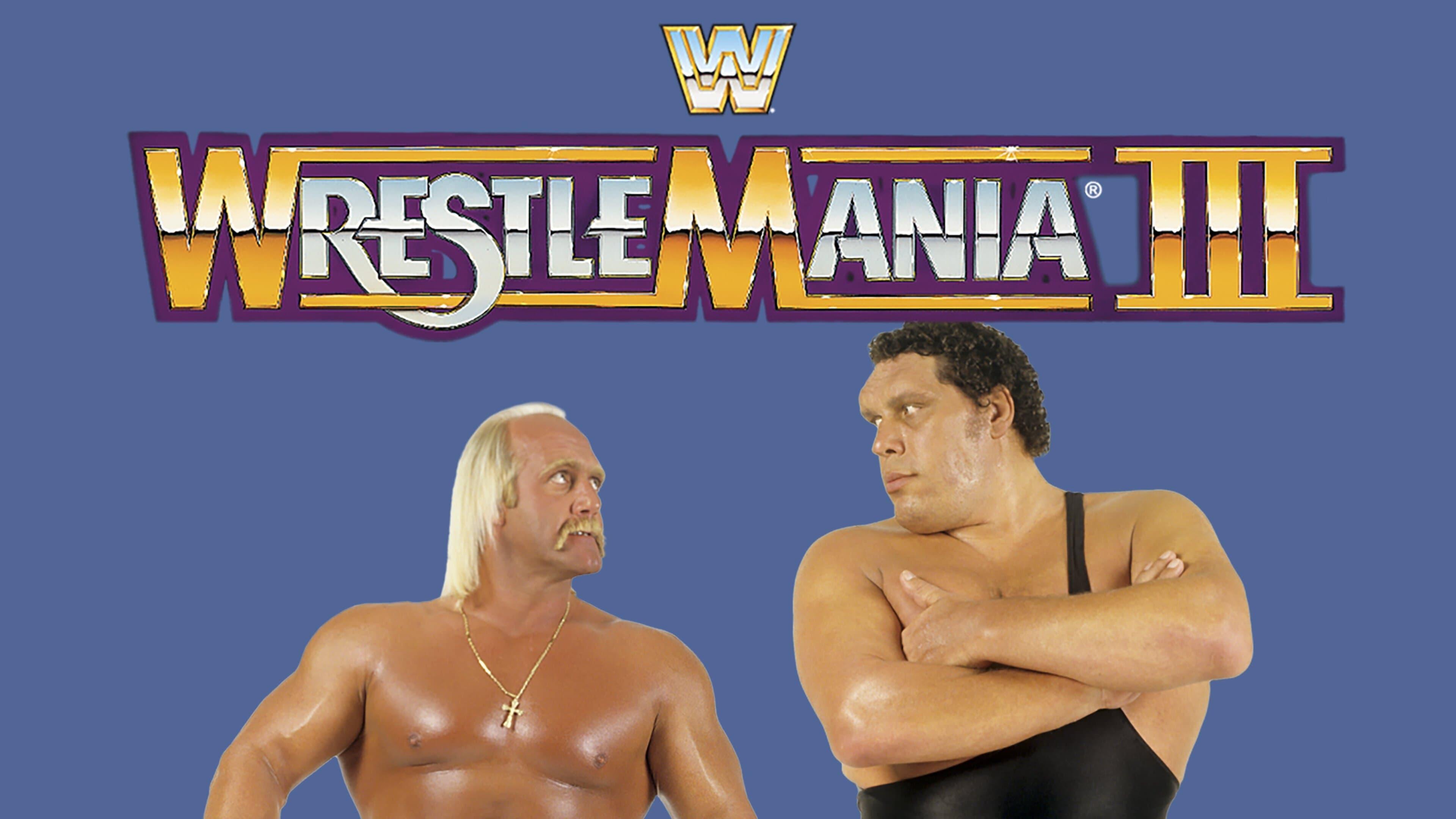 WWE WrestleMania III backdrop