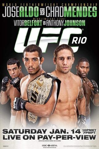 UFC 142: Aldo vs. Mendes poster