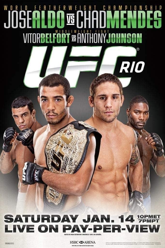 UFC 142: Aldo vs. Mendes poster