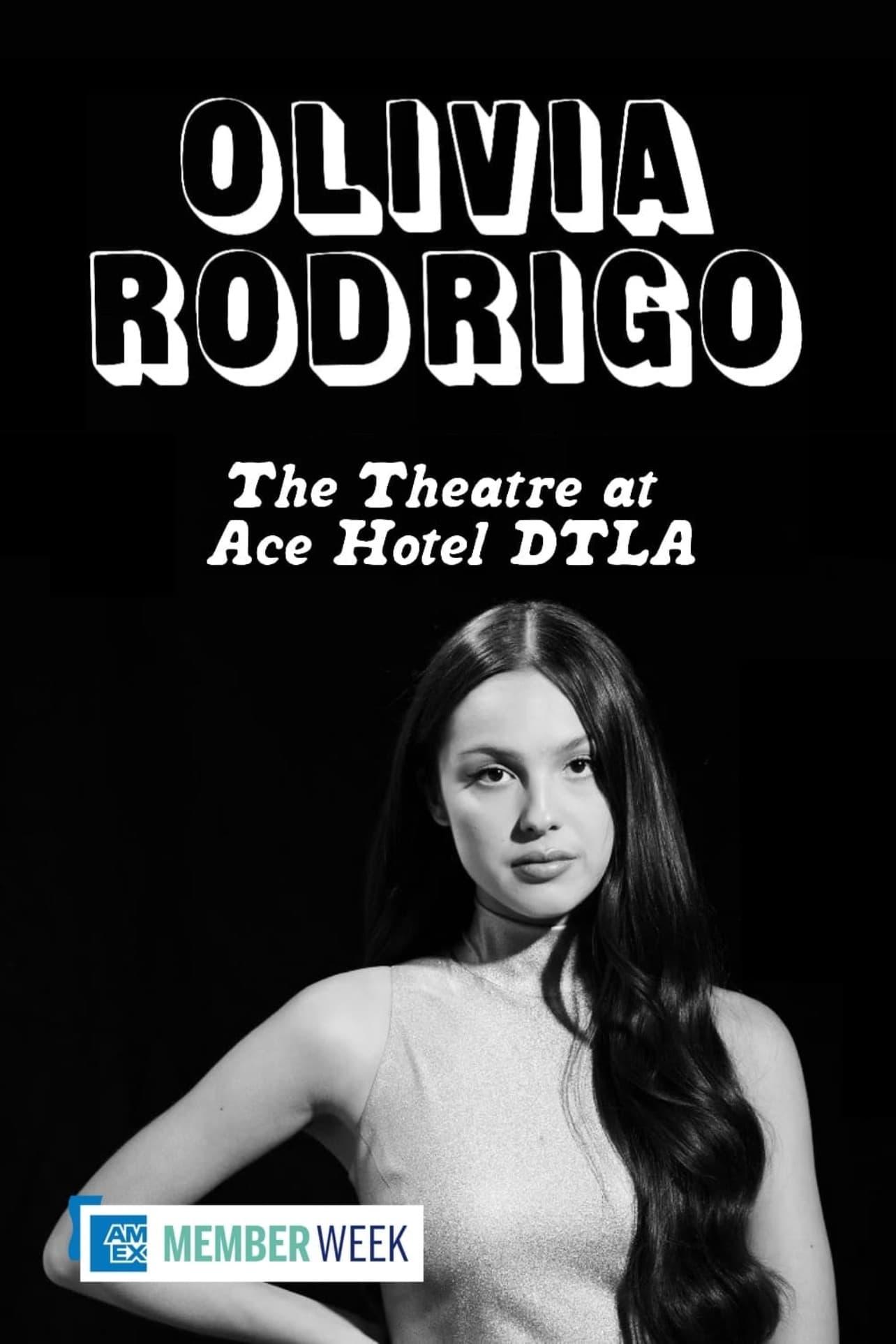 Olivia Rodrigo – Live from the Ace Theatre poster