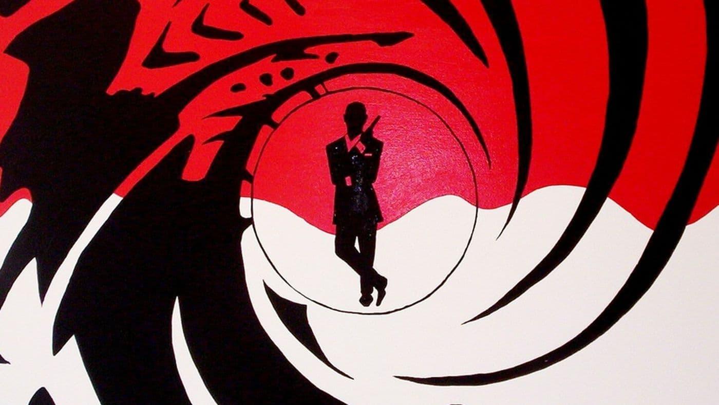 The James Bond Story backdrop