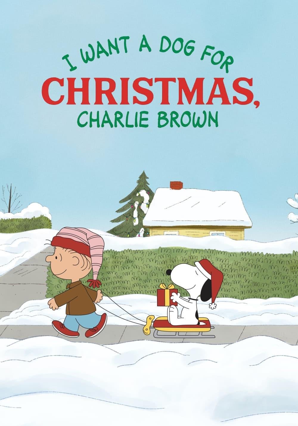 I Want a Dog for Christmas, Charlie Brown poster