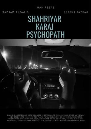 Shahriyar-Karaj Psychopath poster