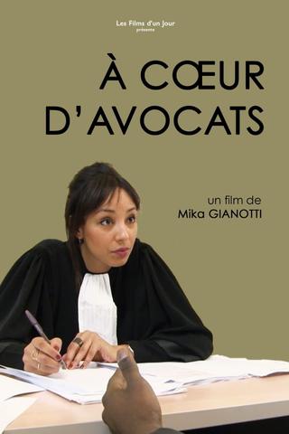 À cœur d'avocats poster