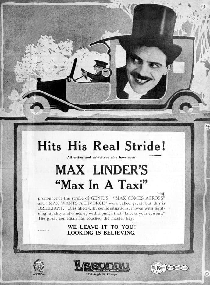 Max in a Taxi poster