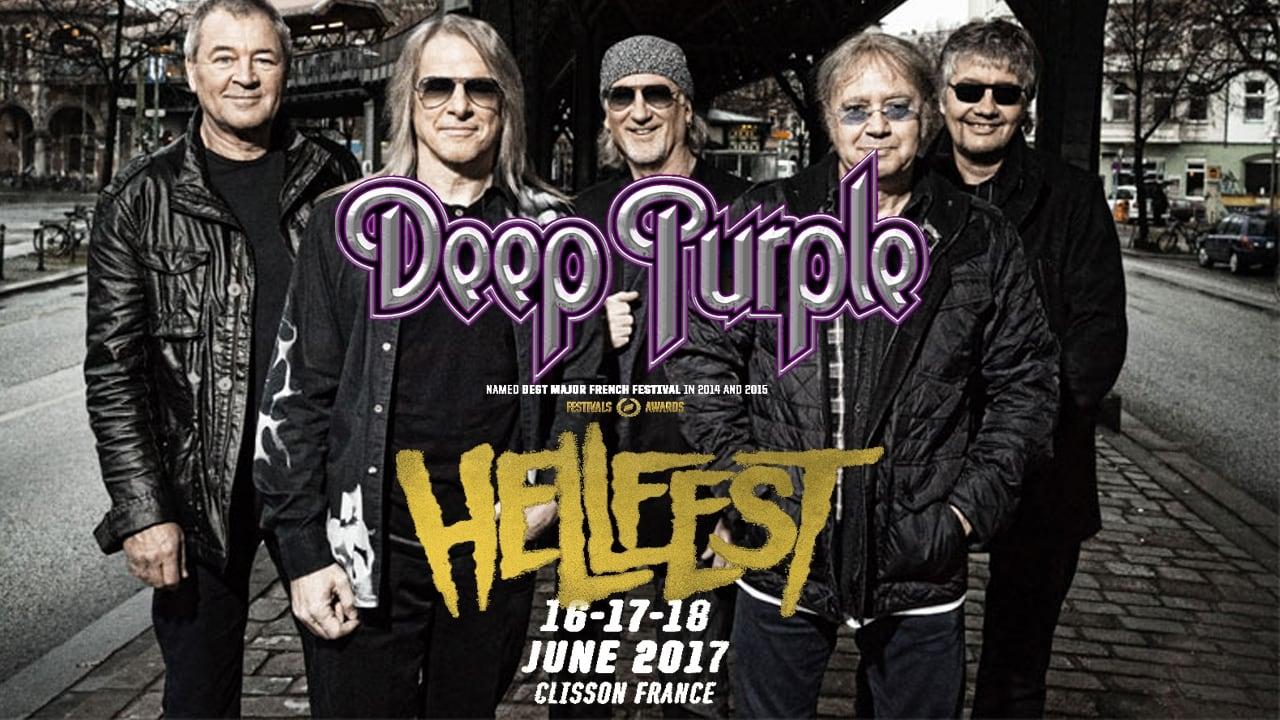 Deep Purple at Hellfest backdrop