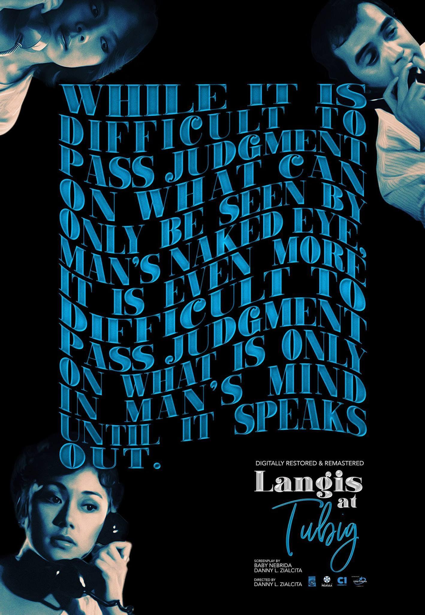 Langis at Tubig poster