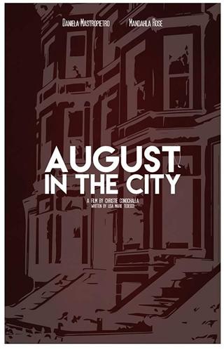 August in the City poster