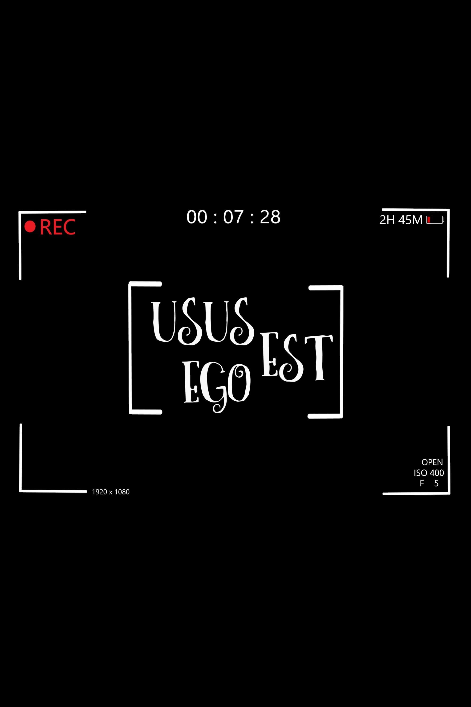 Usus Est Ego poster