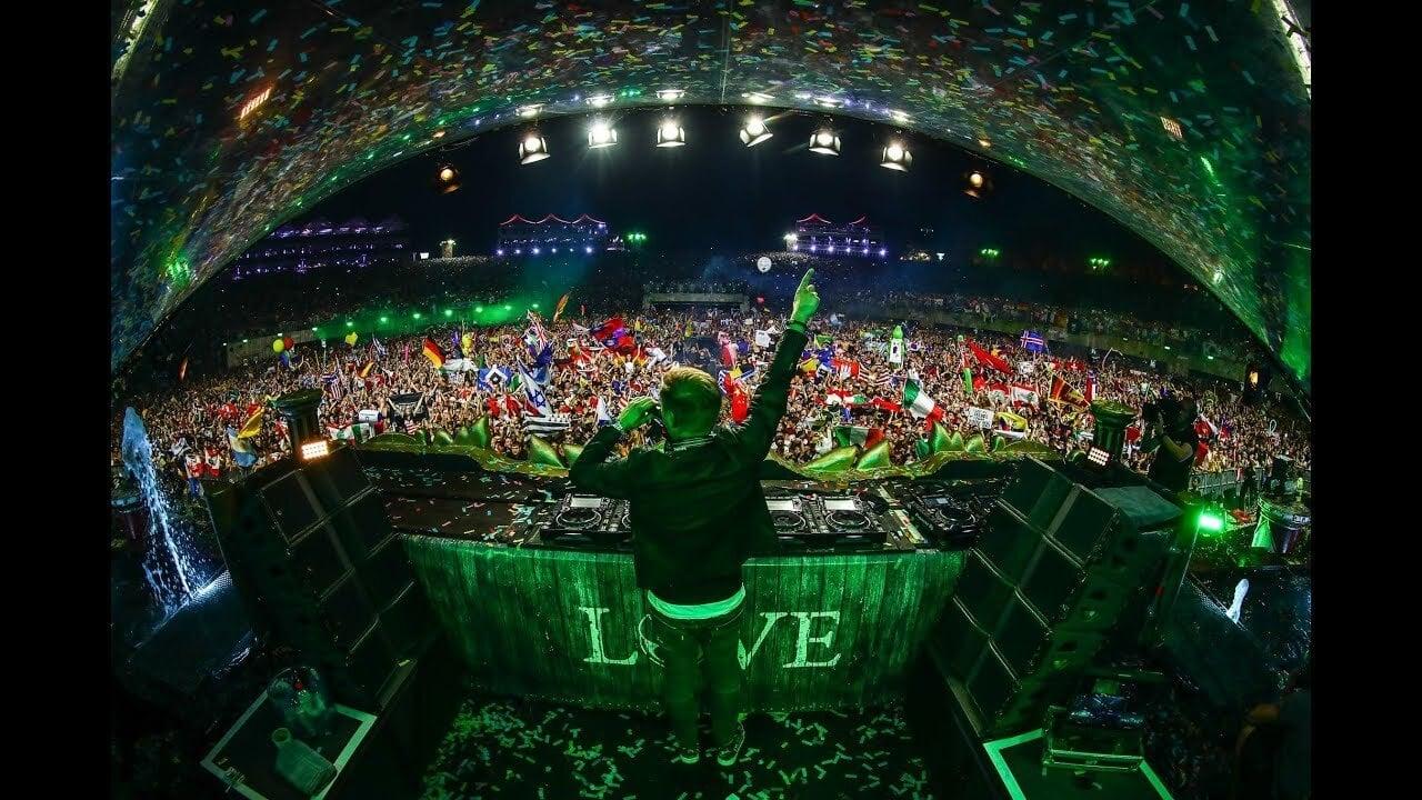 Tomorrowland Belgium: Armin Van Buuren backdrop