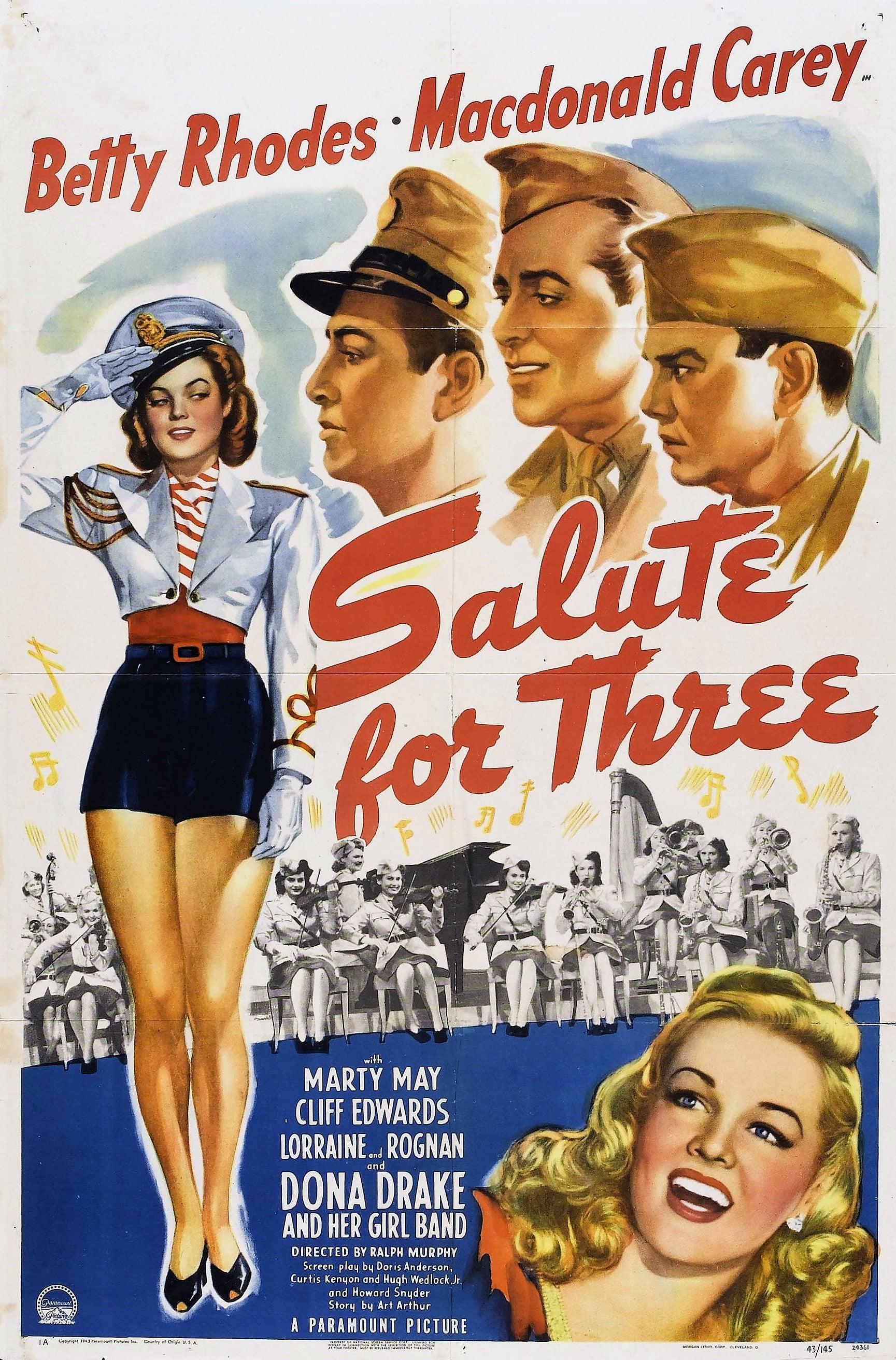 Salute for Three poster