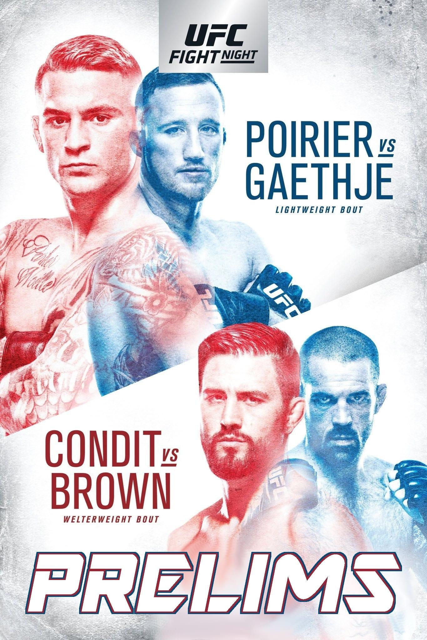 UFC on Fox 29: Poirier vs. Gaethje poster