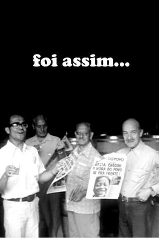 Foi Assim poster