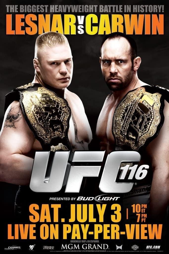 UFC 116: Lesnar vs. Carwin poster