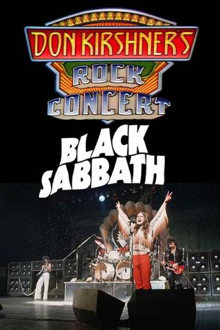 Black Sabbath - Don Kirshner's Rock Concert poster