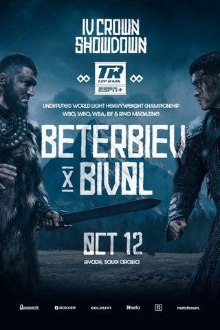 Artur Beterbiev vs. Dmitry Bivol poster