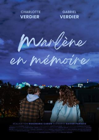 Marlène en mémoire poster