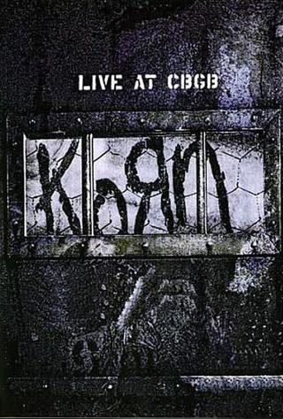 Korn - Live at CBGB's poster