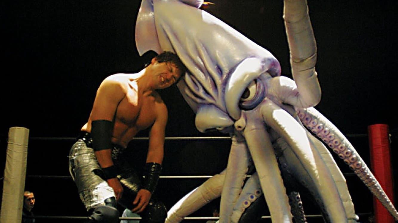 The Calamari Wrestler backdrop