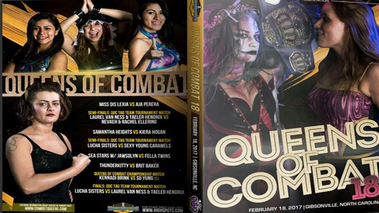 Queens Of Combat QOC 18 backdrop