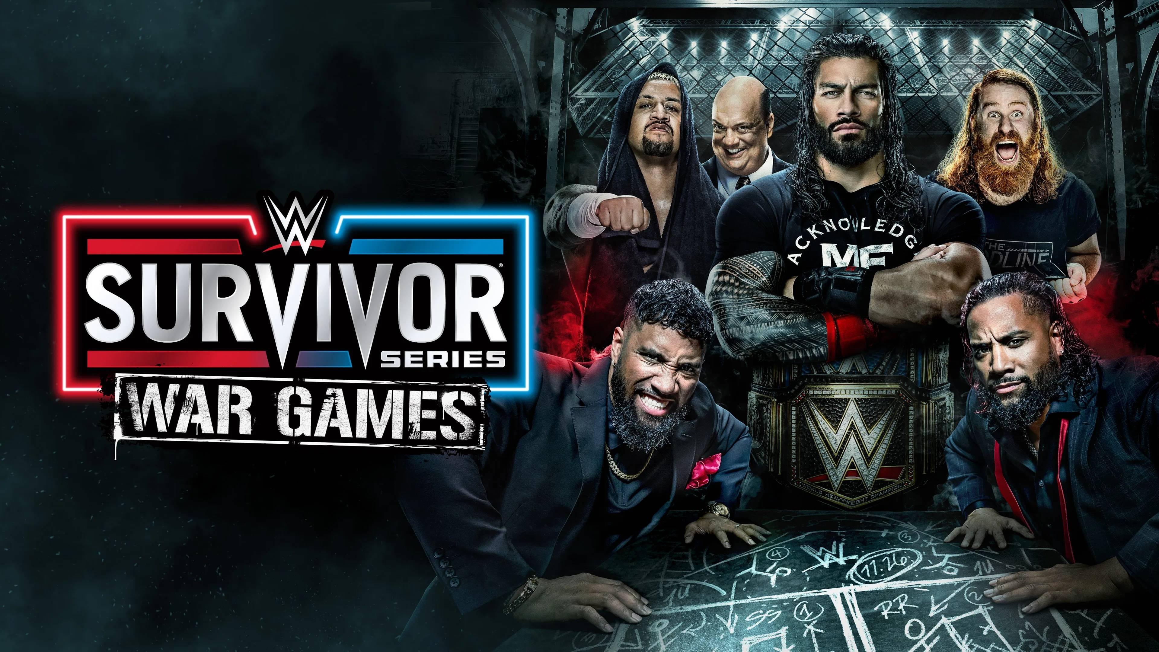 WWE Survivor Series WarGames 2022 backdrop