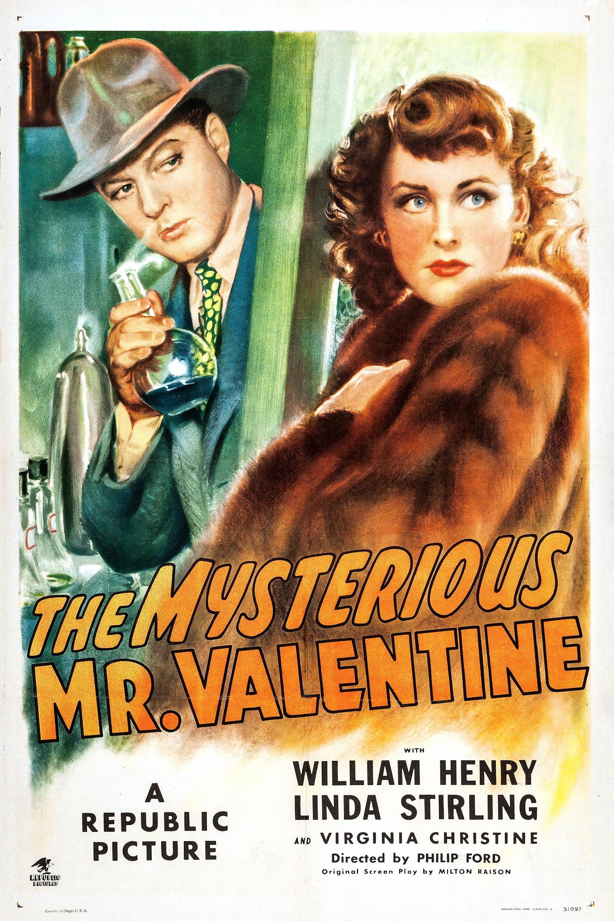 The Mysterious Mr. Valentine poster