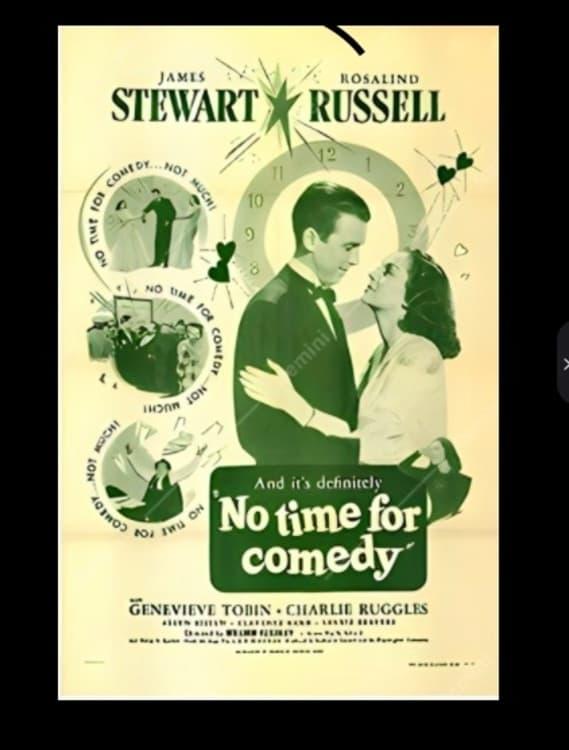 No Time for Comedy poster